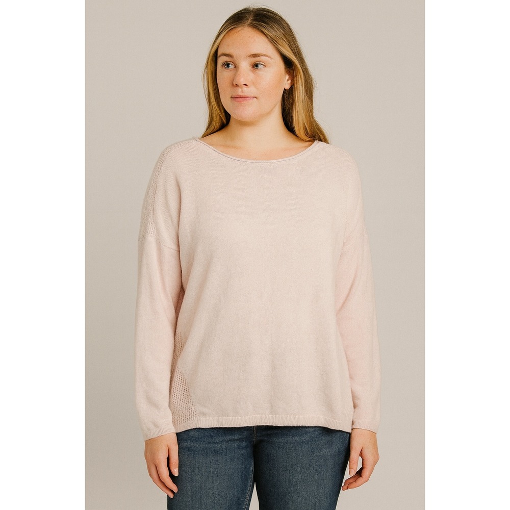 Vince Women's 100% Cashmere‎ Sweater Pink Long Sleeve Knit Pullover Top Size S